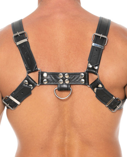 Male Masterpiece Leather Chest Harness