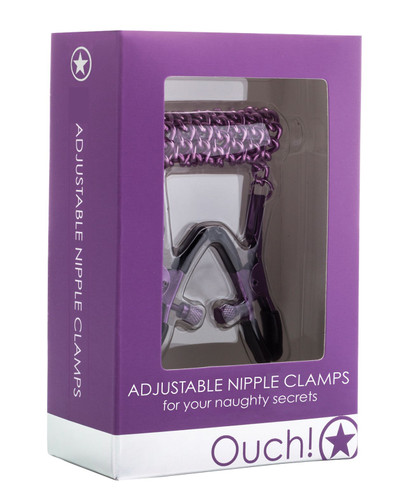 Purple Chain Nipple Clamps