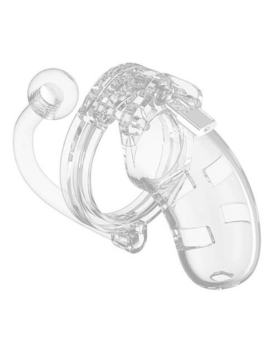 The Man|Cage Chastity Set is made from clear polycarbonate that is phthalates and latex free