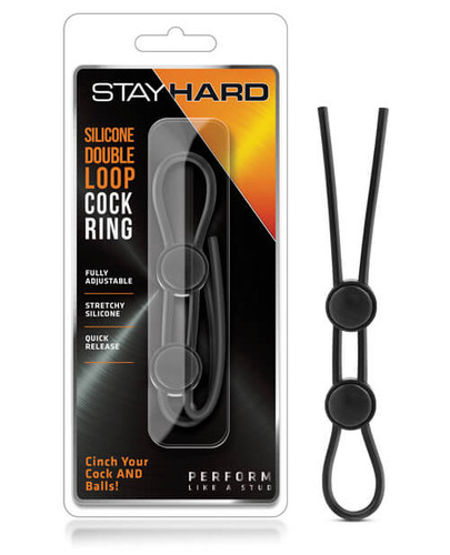 Stay Hard Double Loop Cock Ring