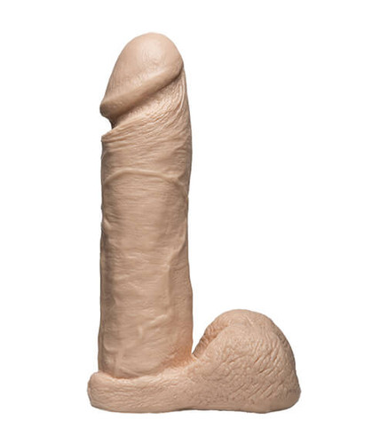 White Realistic Vac-U-Lock Realistic Cock - 8 Inches