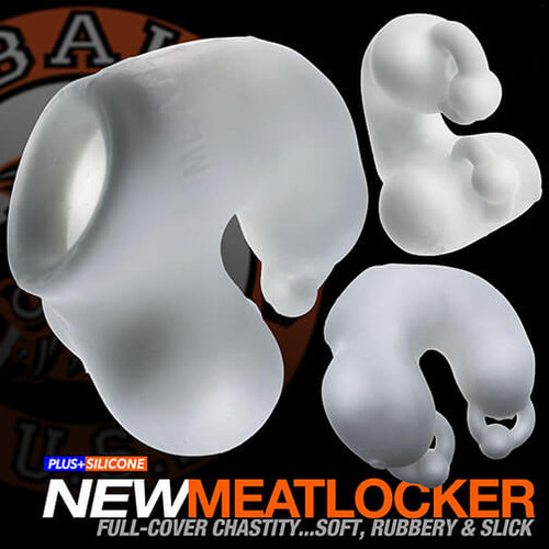 Oxballs Meatlocker Chastity - Clear Ice