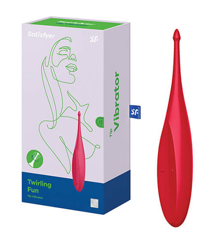 Satisfyer Fun Tip Vibrator - Red
