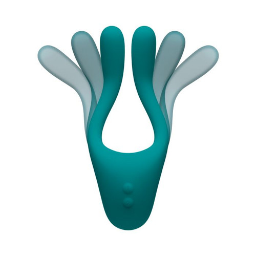 Tryst V2 Bendable Multi Zone Massager with Remote - Green