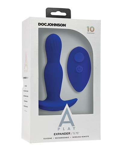 Black A-Play Expander Silicone Remote Control Plug- Blue