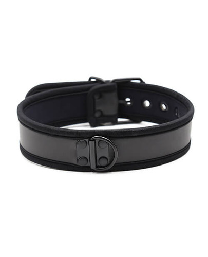 Plesur Neoprene Puppy Fetish Collar - Black