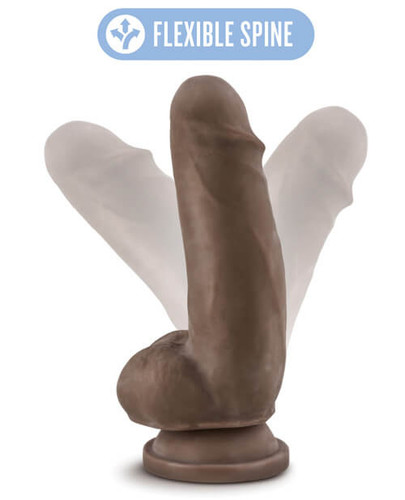 The Blush Au Naturel 7" Fat Boy features a super thick, super flexible penis shape
