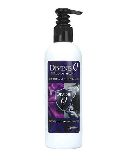 Divine 9 Personal Lubricant is water-based and compatible with all sex toys and condoms