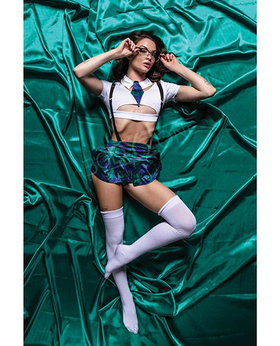 Role Play Sultry School Babe 6-Piece Costume Set