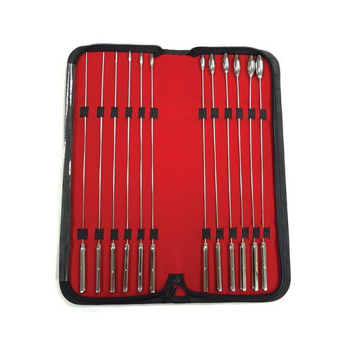 Rouge Stainless Steel Rosebud Sounding Dilator Set