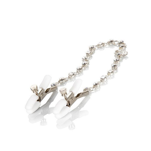 Jeweled Chain Crystal Clamps