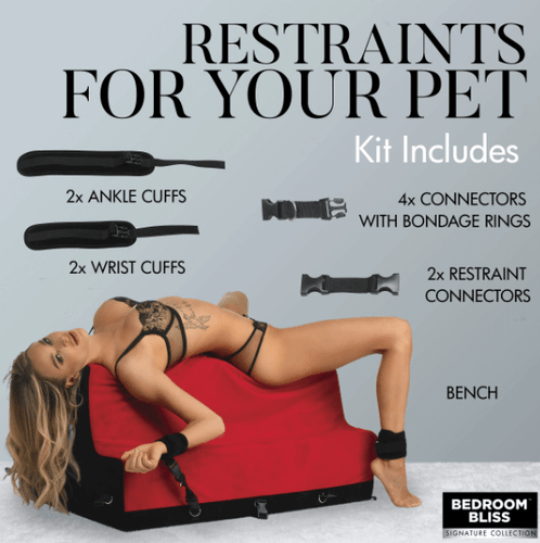 restrain your pet with the bondage bench