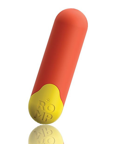 tiny bullet vibrator with powerful motor - orange