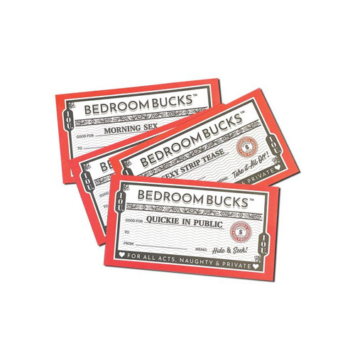 Bedroom Bucks I.O.U Coupons