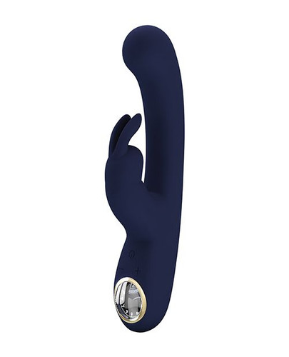 Navy Blue Rabbit Vibrator with LED panel