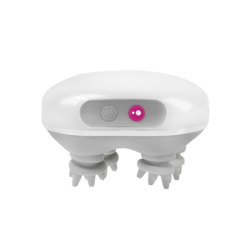 handheld home massager with 4 kneading heads