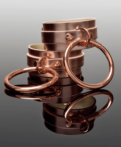 Pleasure Collection Adjustable Handcuffs - Rose Gold