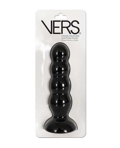 VERS Silicone Anal Dildo - Black