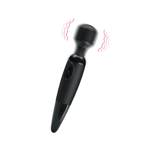 Pretty Love Power Wand Vibrator - Black