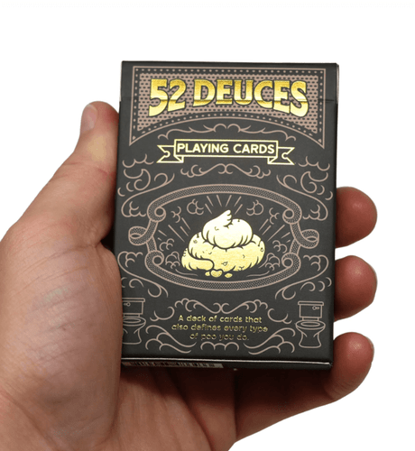52 Deuces Funny Poop-Themed Playing Cards