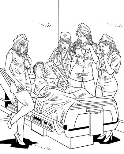 XXX Nurses Coloring Book
