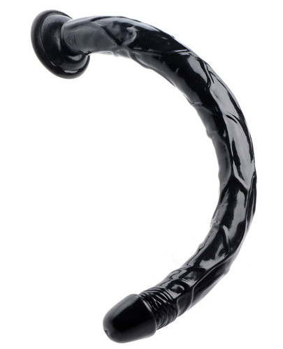 Insane black dildo with suction cup