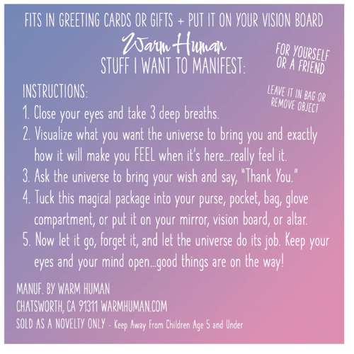 Manifest your dreams!