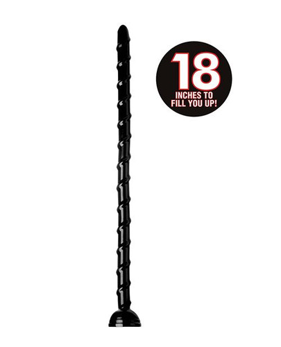 Hosed Swirled 18 Inch Thin Anal Snake