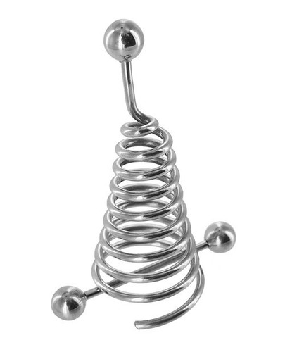 Stainless Nipple Spiral Extender & Barbell - Master Series