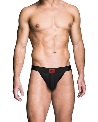 Prowler RED Black Jockstrap with 4 interchangeable patches