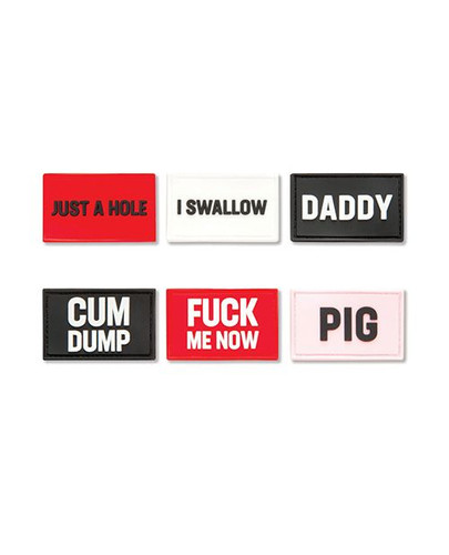 Prowler Switch Velcro Patches- Pig, Daddy, Slave, Master