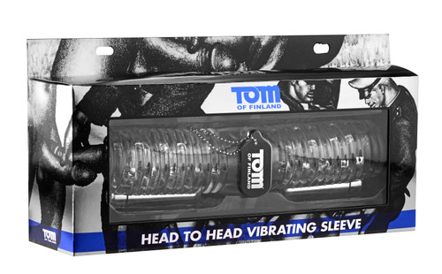 Tom of Finland's Head to Head Vibrating Sleeve