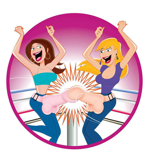 Duelling Dickies - Inflatable Penis Party Bachelorette Game