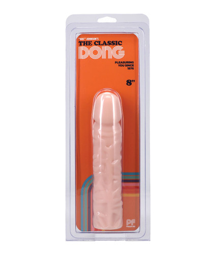Realistic white dildo 8 inches