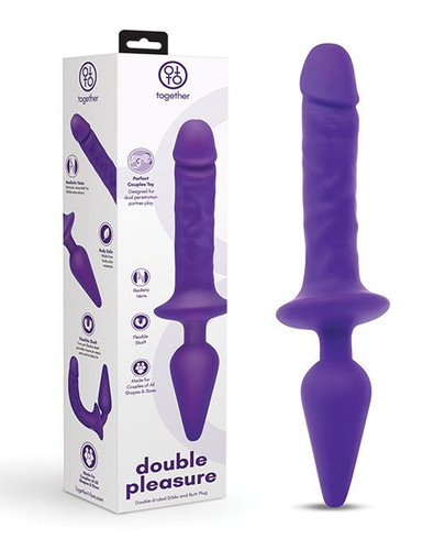 Double Pleasure Dildo + Plug
