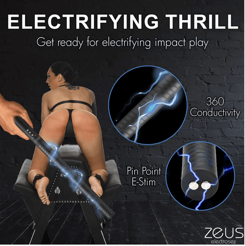 e-stim impact play baton for BDSM scenes
