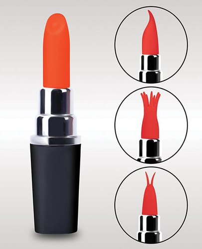 The Date Night Lipstick comes with three additional tip attachments to explore different sensations.