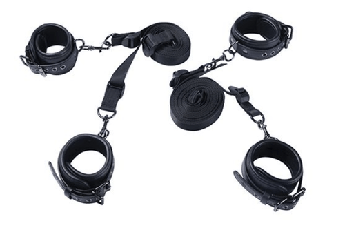 Faux Leather Luxury bed bondage set