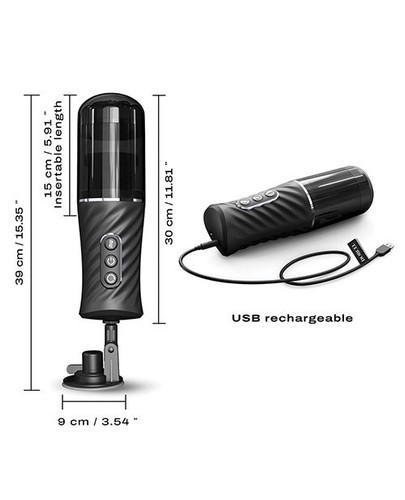 The Dorcel Thrust Blow's strong suction cup base keeps everything locked in place for hands-free play, while the adjustable phone holder positions your screen perfectly — horizontal or vertical — for fully immersive entertainment.