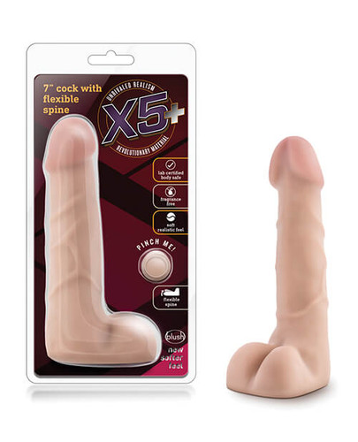 Blush X5 Plus 7" Cock with Flexible Spine