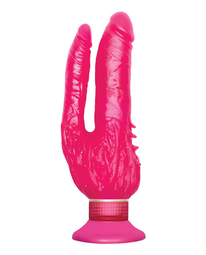 Wall Bangers Waterproof Double Vibrator - Pink