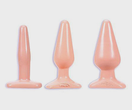 Doc Johnson Classic Butt Plugs - Ivory