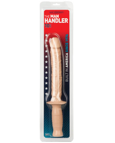 Huge Dildo with handle for thrusting