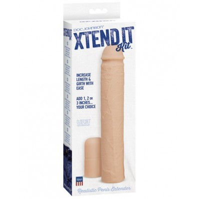 Doc Johnson Men's Xtend It Kit - White Penis Extension