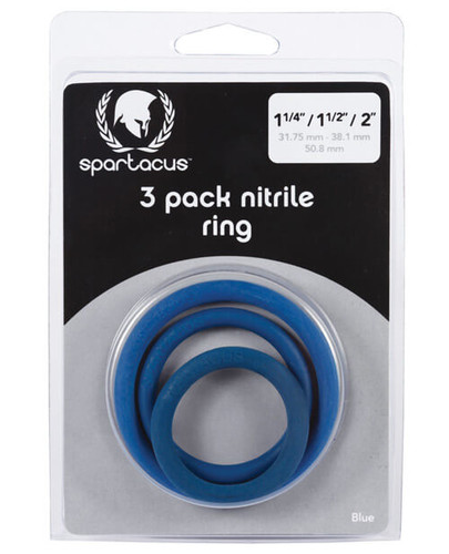 Spartacus Latex-Free Nitrile Cock Rings