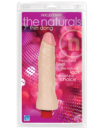 Doc Johnson Thin Natural Vibrator - White