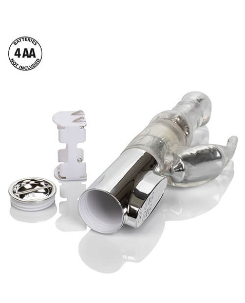 Power up the Platinum Collection Jack Rabbit with 4 AA batteries