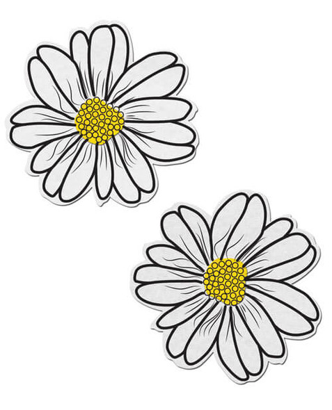 Flower Petal Pasties- White/Yellow