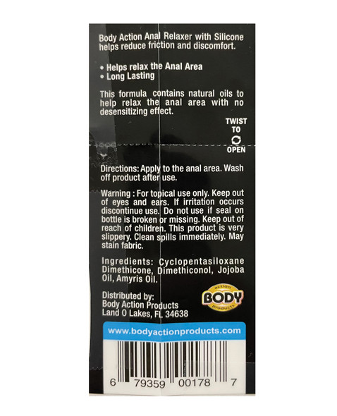 Endless Relaxing Anal Silicone Lubricant