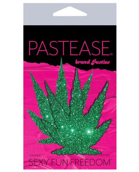 Pastease Adhesive Nipple Pasties: Pot Leaf